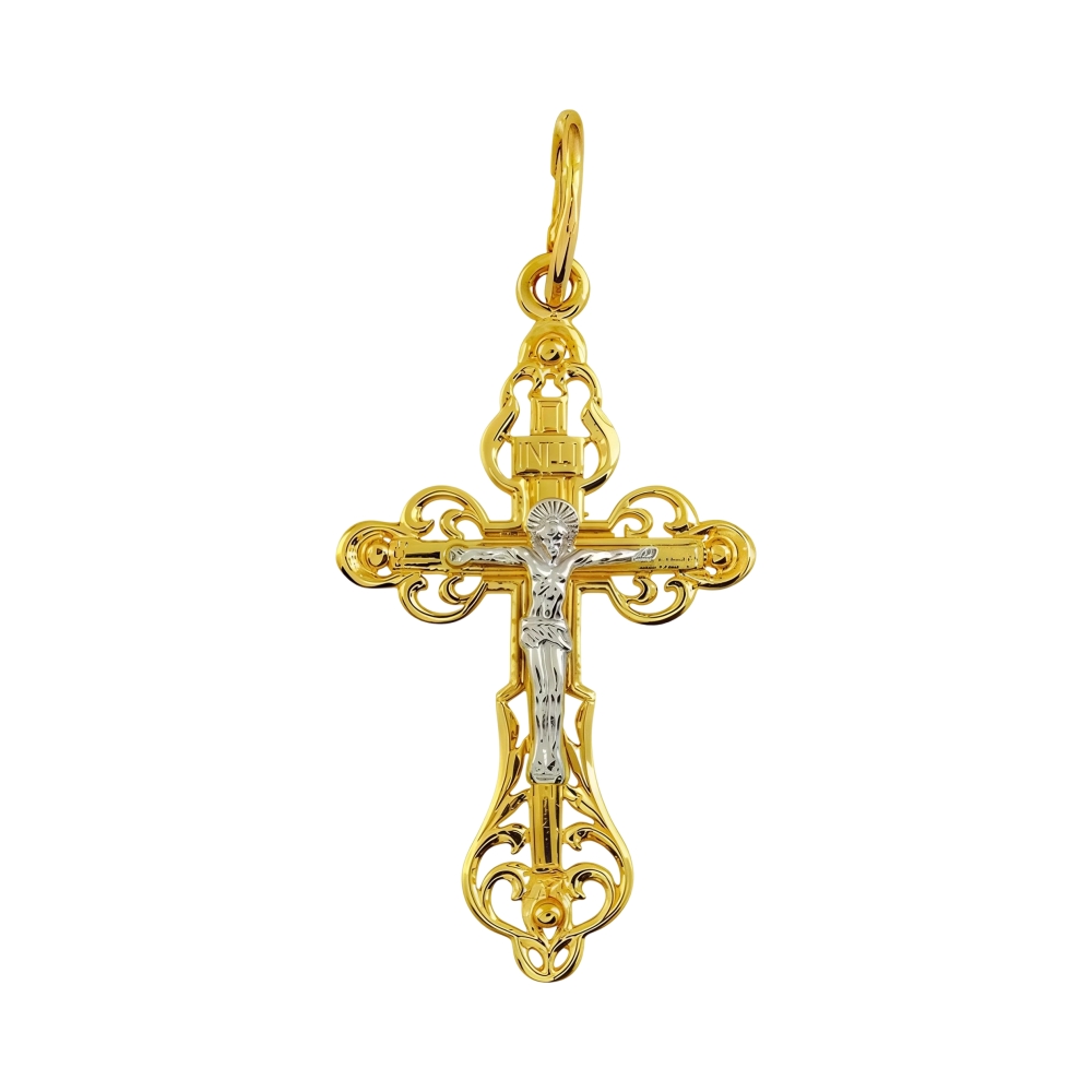 Крест из красного золота Ювелирное изделие - Крест из красного золота в магазине Best-Gold 155870