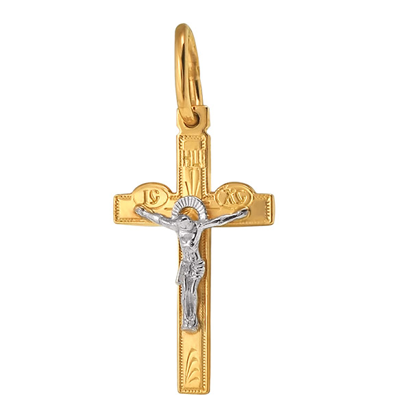 Крест из красного золота Ювелирное изделие - Крест из красного золота в магазине Best-Gold 131085