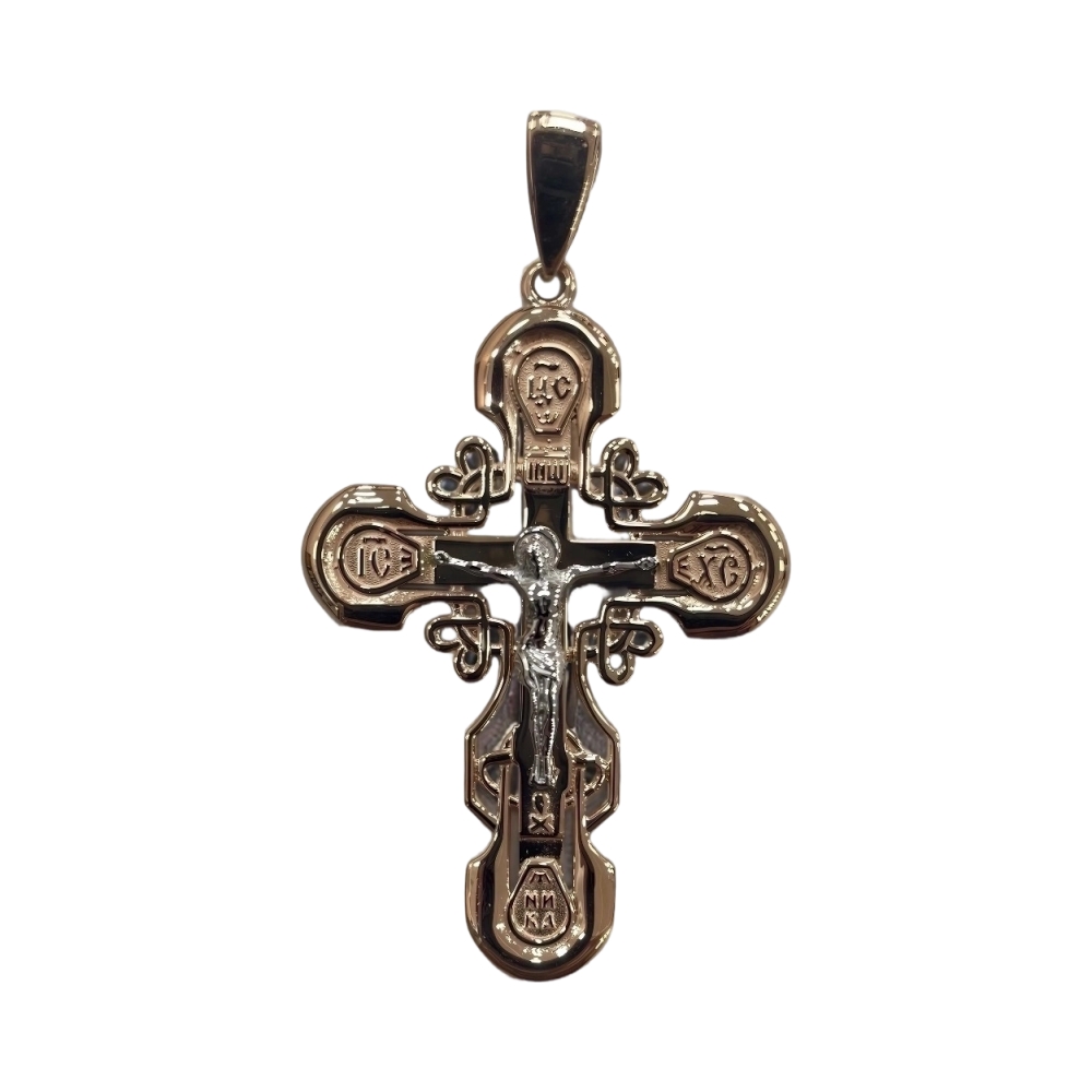 Ювелирное изделие - Крест из красного золота в магазине Best-Gold 131464