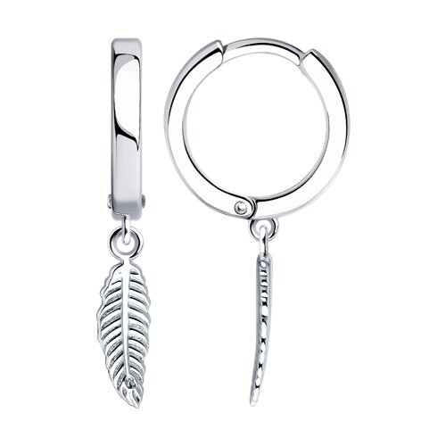 Серьги из серебра Ювелирное изделие - Серьги из серебра в магазине Best-Gold 050878