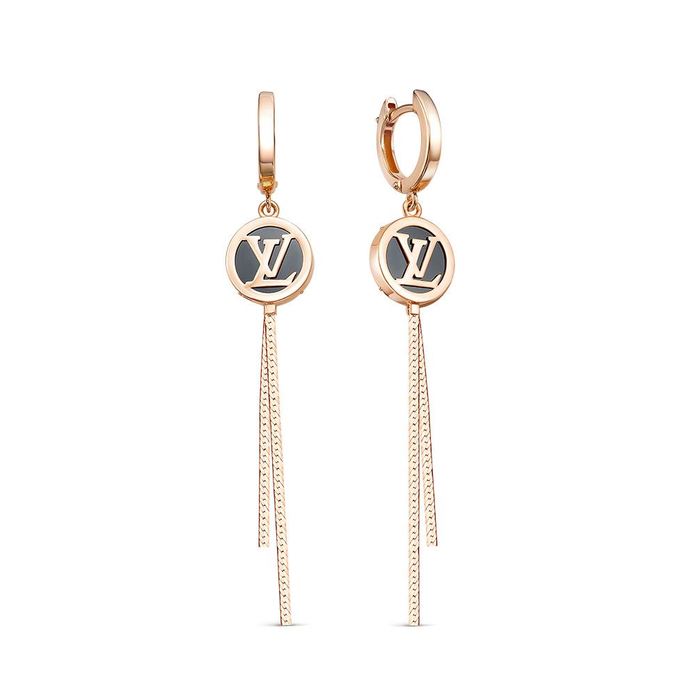 Серьги из красного золота с ониксом Ювелирное изделие - Серьги из красного золота с ониксом в магазине Best-Gold 140991