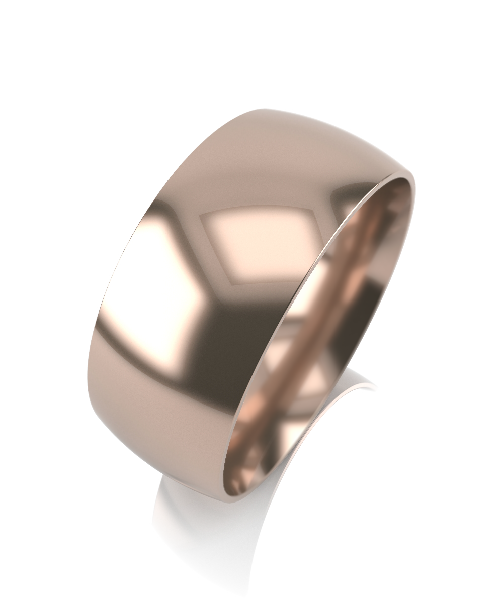 Обручальное кольцо классическое из красного золота Ювелирное изделие - Обручальное кольцо классическое из красного золота в магазине Best-Gold 034519