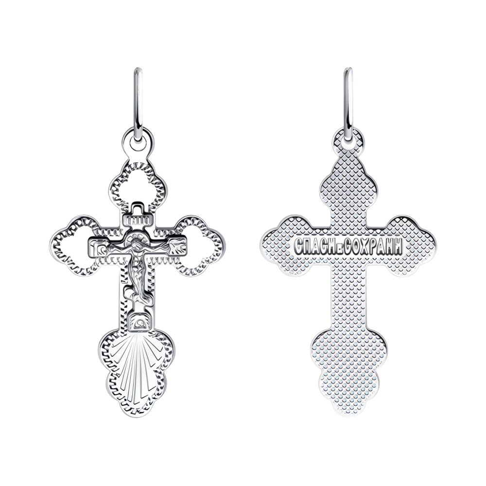 Крест из серебра Ювелирное изделие - Крест из серебра в магазине Best-Gold 151888