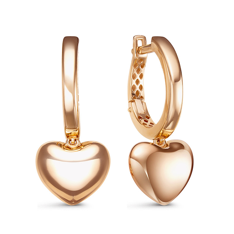 Ювелирное изделие - Серьги из красного золота в магазине Best-Gold 031389