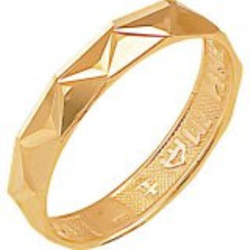 Ювелирное изделие - Обручальное кольцо из красного золота в магазине Best-Gold 022089