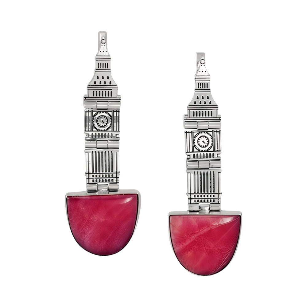 Ювелирное изделие - Серьги из серебра с кварцем в магазине Best-Gold 153244