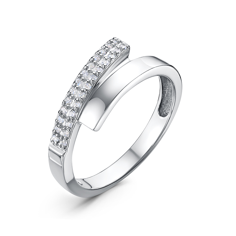 Кольцо из серебра с фианитом Ювелирное изделие - Кольцо из серебра с фианитом в магазине Best-Gold 133400