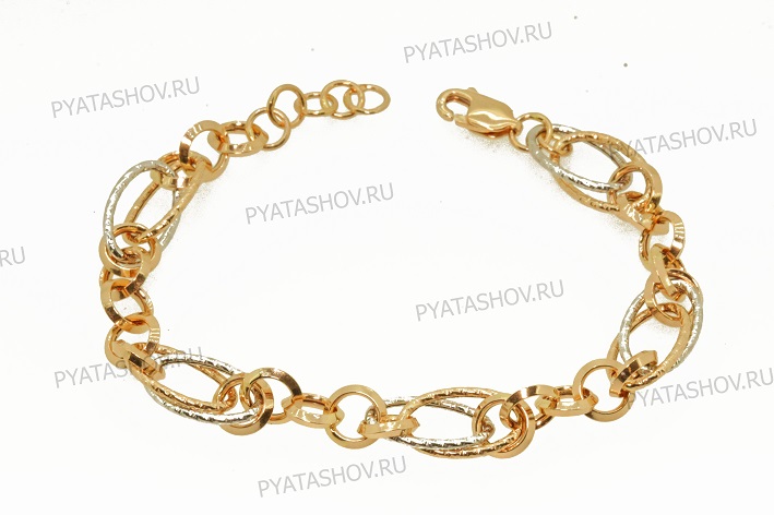 Ювелирное изделие - Браслет из комбинированного золота в магазине Best-Gold 123260