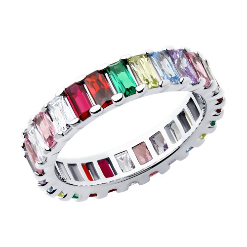 Кольцо из серебра с фианитами Ювелирное изделие - Кольцо из серебра с фианитами в магазине Best-Gold 141222