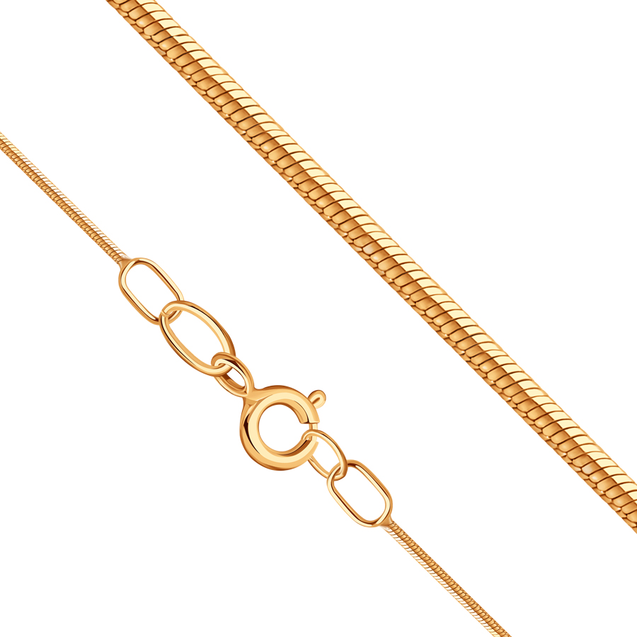 Ювелирное изделие - Цепь из красного золота плетение снейк в магазине Best-Gold 098445