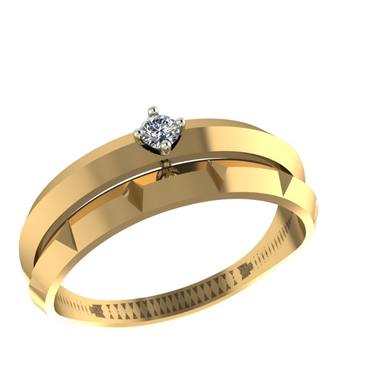 Кольцо из красного золота с фианитами Ювелирное изделие - Кольцо из красного золота с фианитами в магазине Best-Gold 063654