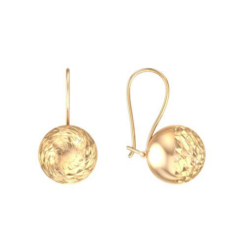 Серьги из красного золота Ювелирное изделие - Серьги из красного золота в магазине Best-Gold 124859