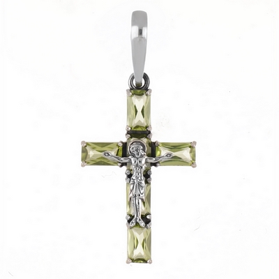 Крест из серебра Ювелирное изделие - Крест из серебра в магазине Best-Gold 128839