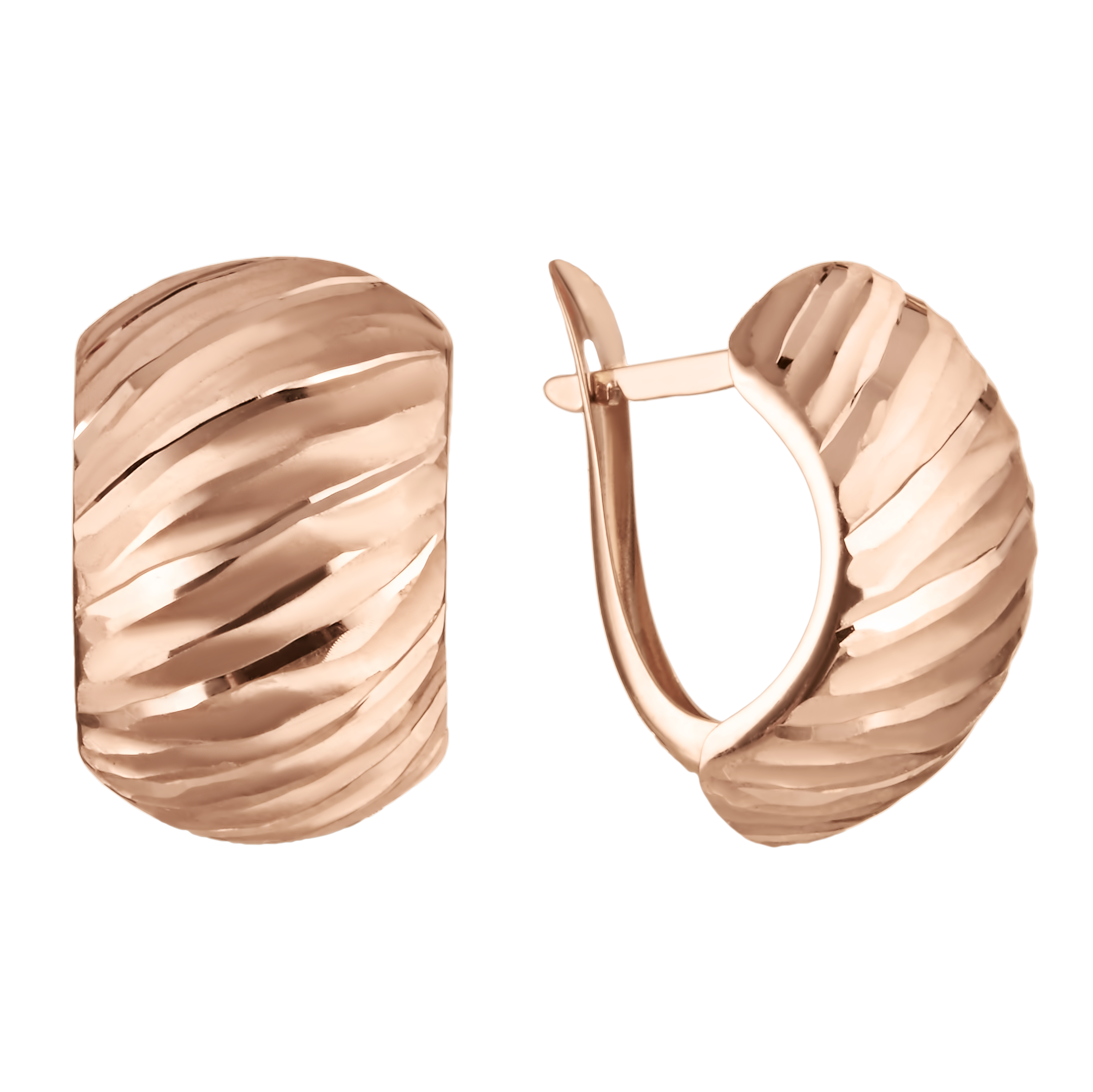 Серьги из красного золота Ювелирное изделие - Серьги из красного золота в магазине Best-Gold 052841