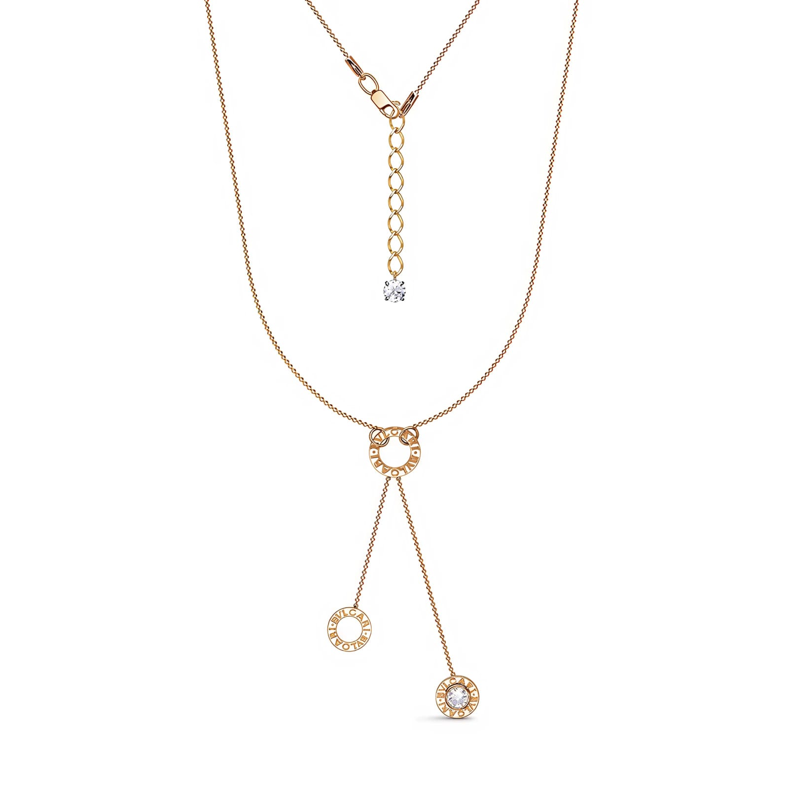 Колье из красного золота с фианитами Ювелирное изделие - Колье из красного золота с фианитами в магазине Best-Gold 124873