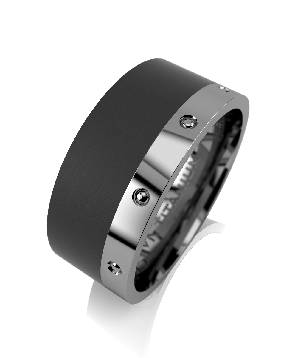 Обручальное кольцо из титана Ювелирное изделие - Обручальное кольцо из титана в магазине Best-Gold 144203