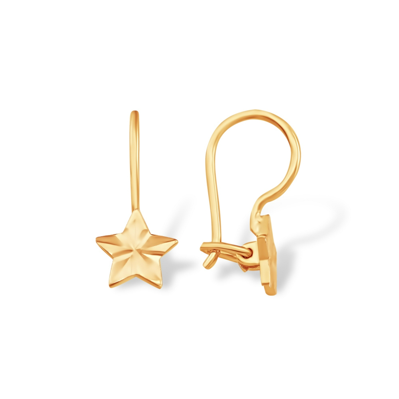 Серьги из красного золота Ювелирное изделие - Серьги из красного золота в магазине Best-Gold 147575