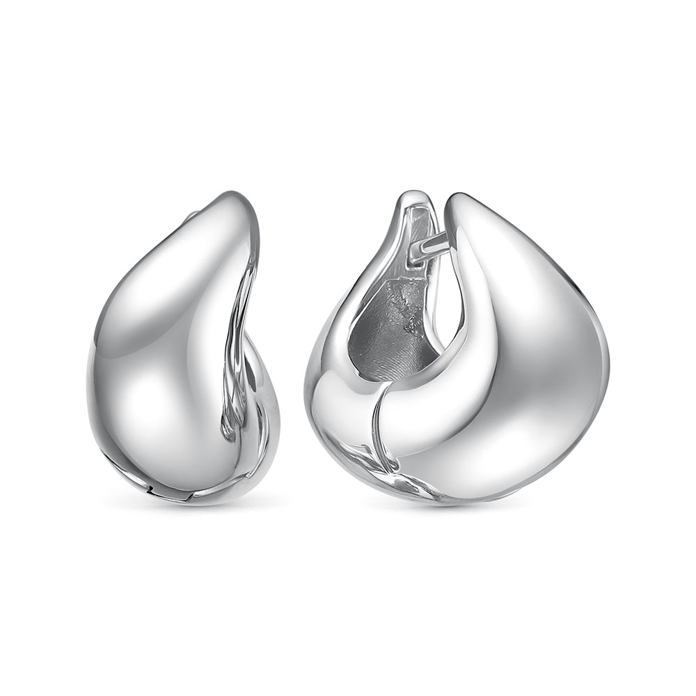 Серьги из белого золота