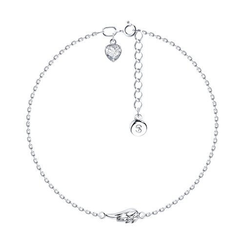 Браслет из серебра с фианитами Ювелирное изделие - Браслет из серебра с фианитами в магазине Best-Gold 093563