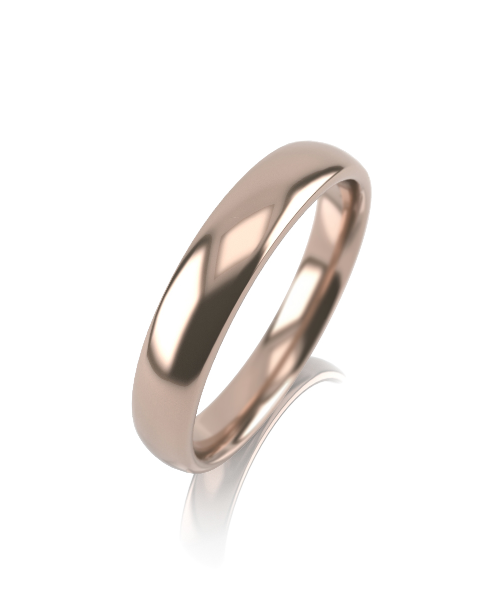 Обручальное кольцо классическое из красного золота Ювелирное изделие - Обручальное кольцо классическое из красного золота в магазине Best-Gold 034514