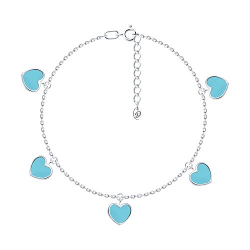 Ювелирное изделие - Браслет из серебра с эмалью в магазине Best-Gold 152879