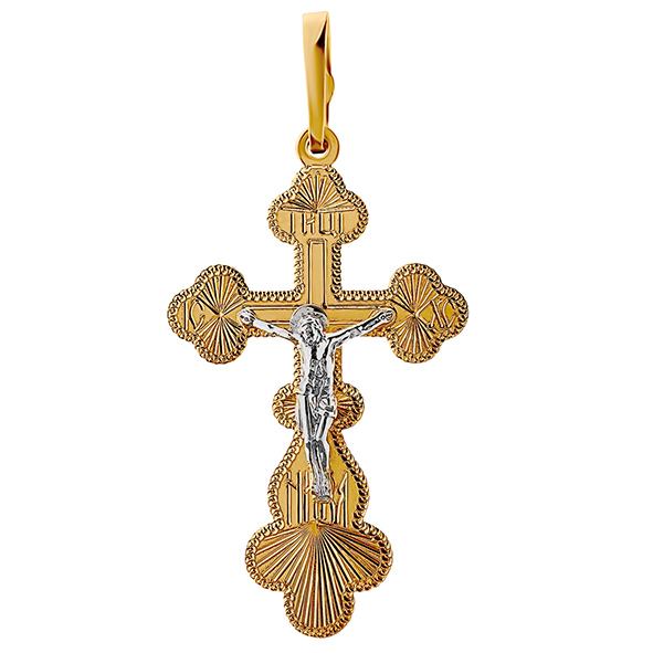 Крест из красного золота Ювелирное изделие - Крест из красного золота в магазине Best-Gold 145200