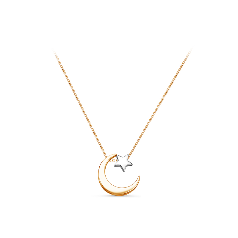 Ювелирное изделие - Колье из желтого золота с фианитами в магазине Best-Gold 033192