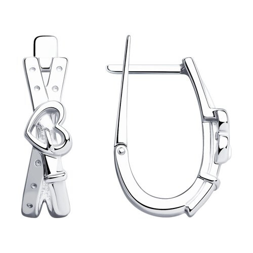 Серьги из серебра Ювелирное изделие - Серьги из серебра в магазине Best-Gold 101374