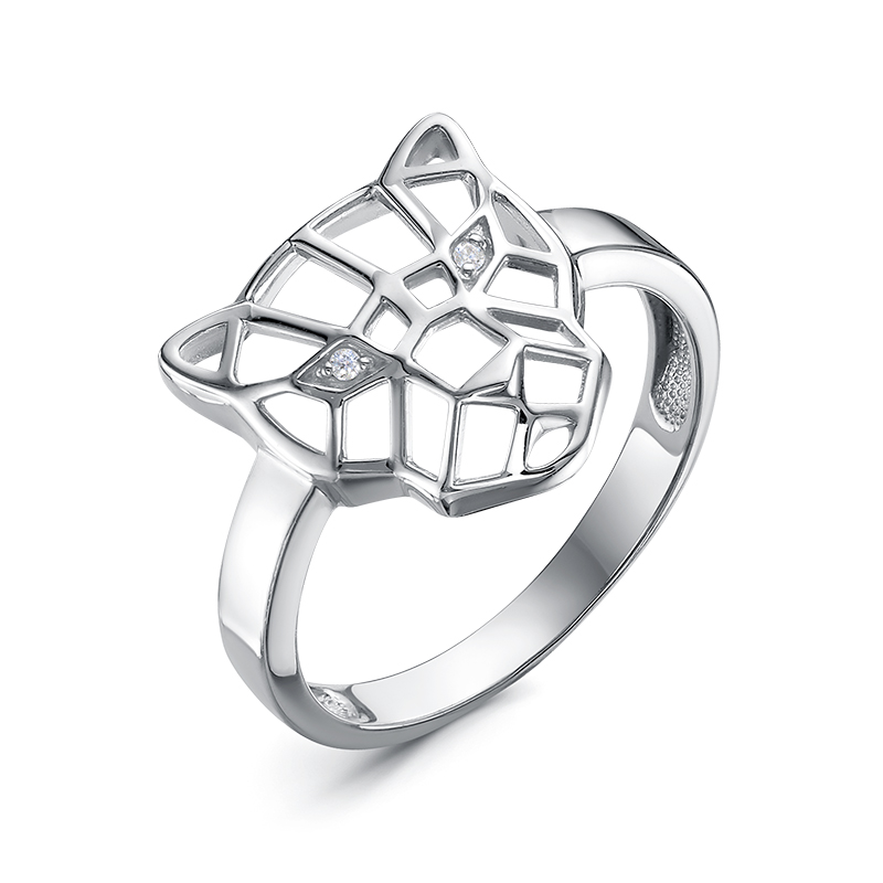 Кольцо из серебра с фианитом Ювелирное изделие - Кольцо из серебра с фианитом в магазине Best-Gold 133402