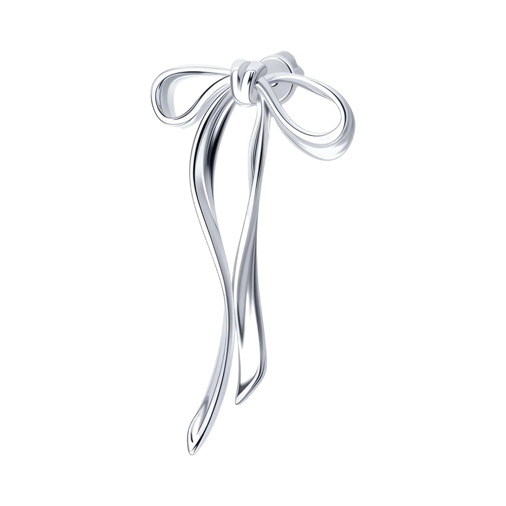 Ювелирное изделие - Серьга из серебра в магазине Best-Gold 152848