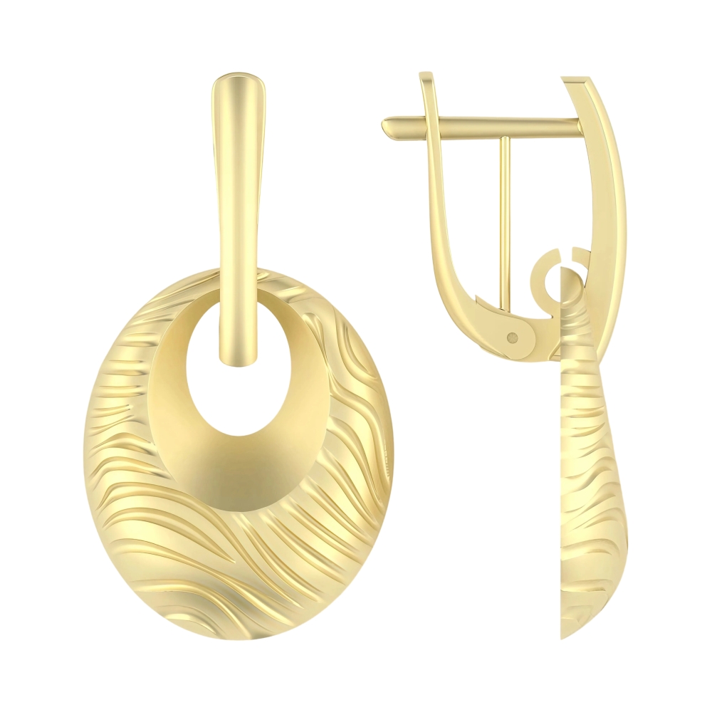 Серьги из красного золота Ювелирное изделие - Серьги из красного золота в магазине Best-Gold 145474