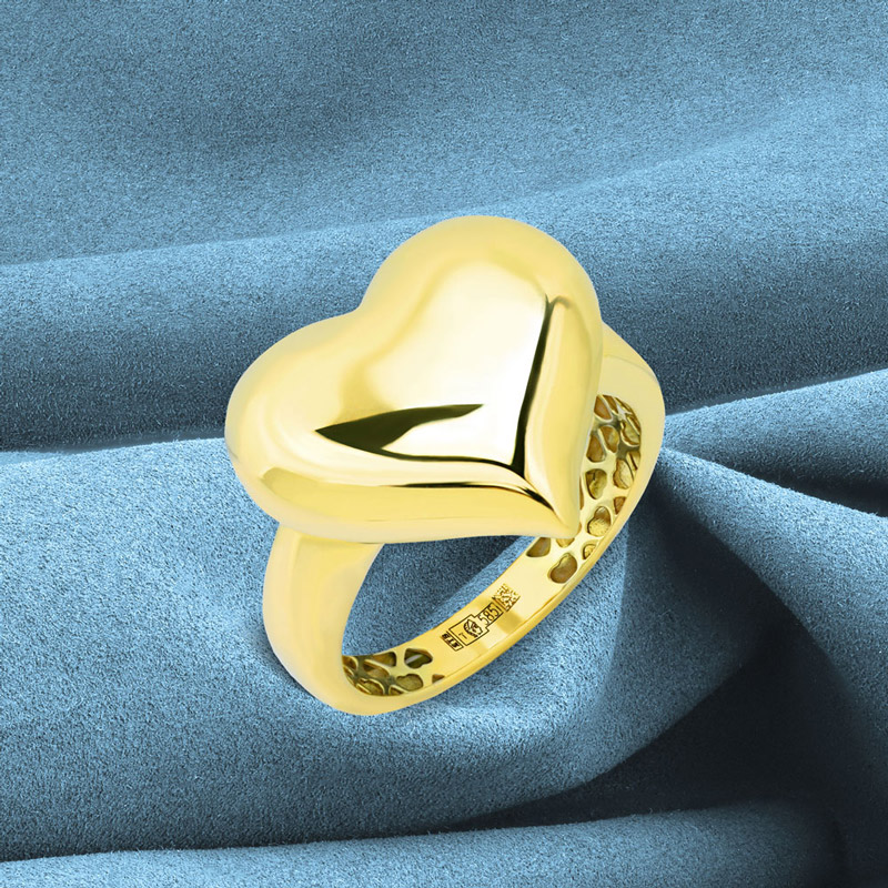 Кольцо из желтого золота