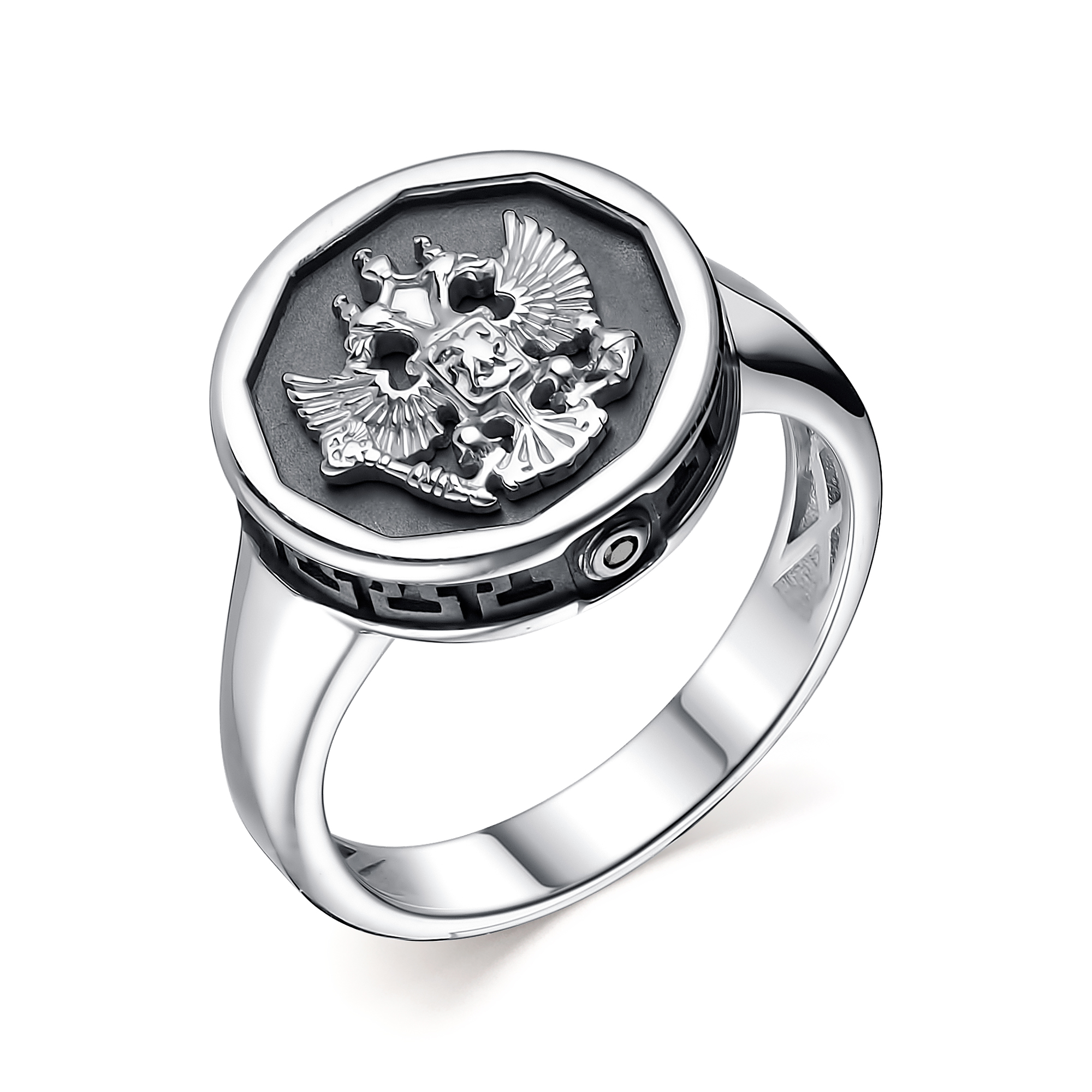 Кольцо из серебра с бриллиантами Ювелирное изделие - Кольцо из серебра с бриллиантами в магазине Best-Gold 134694