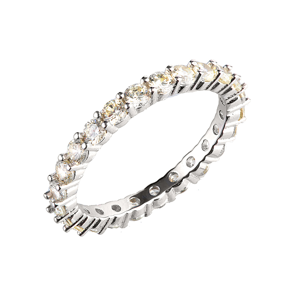 Кольцо из серебра с фианитами Ювелирное изделие - Кольцо из серебра с фианитами в магазине Best-Gold 121858