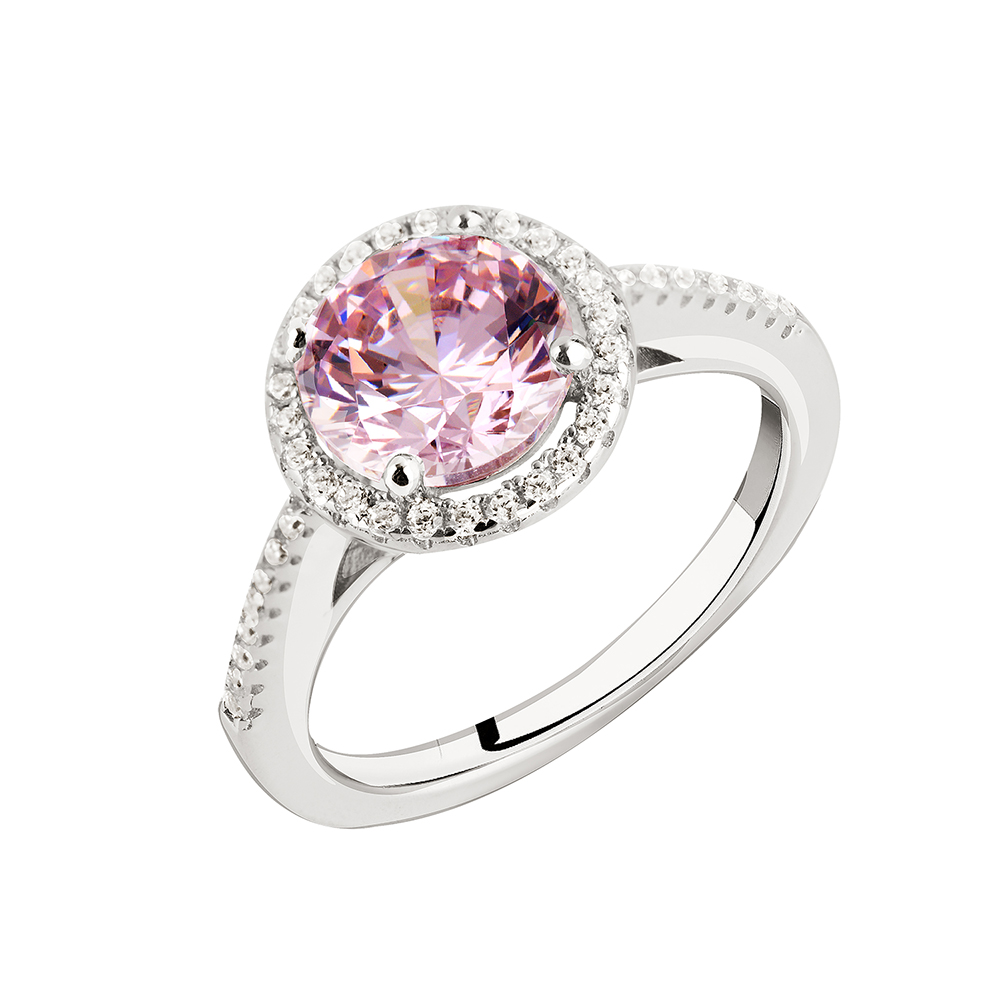 Кольцо из серебра с цирконами Ювелирное изделие - Кольцо из серебра с цирконами в магазине Best-Gold 134905