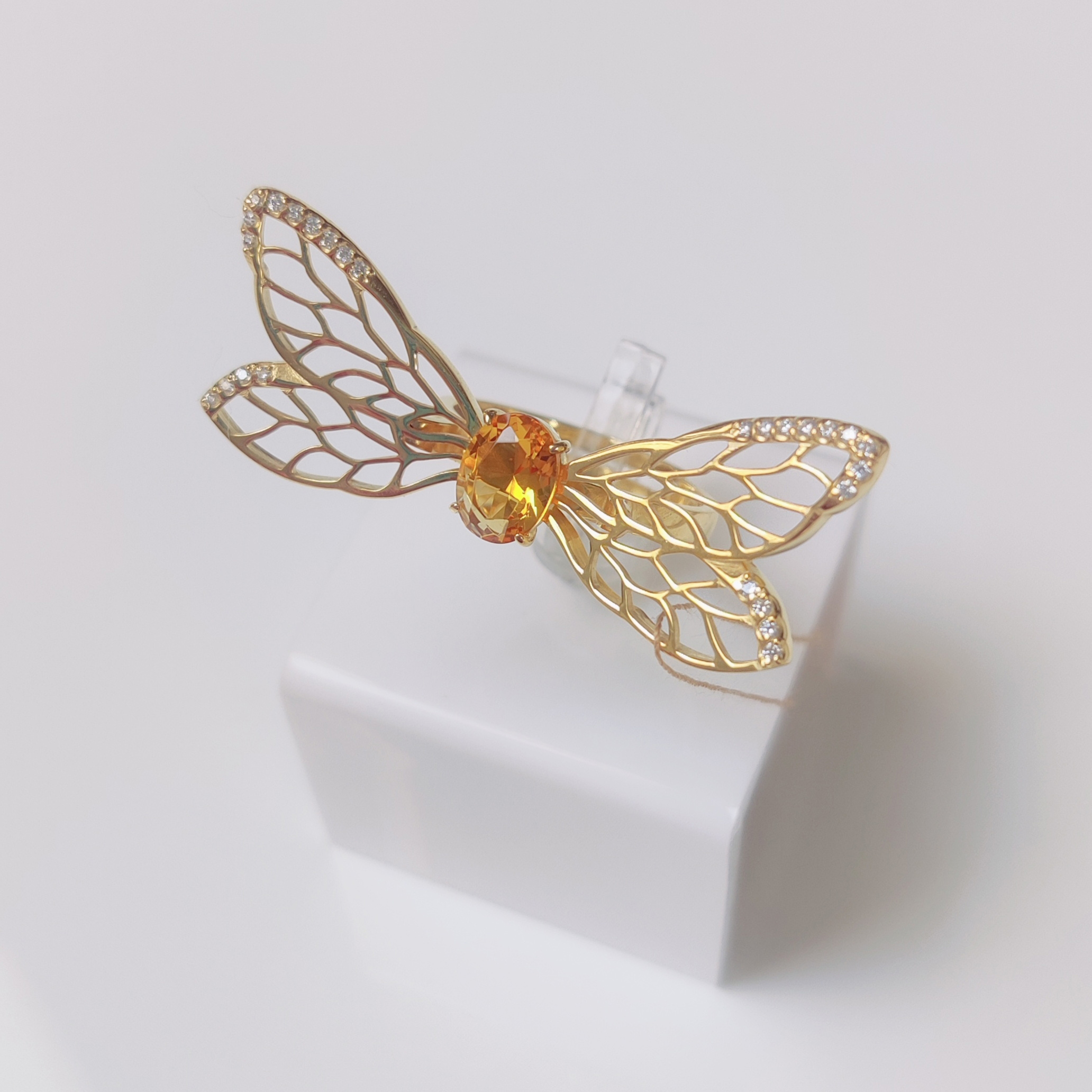 Ювелирное изделие - Бижутерное кольцо с фианитами в магазине Best-Gold 152658