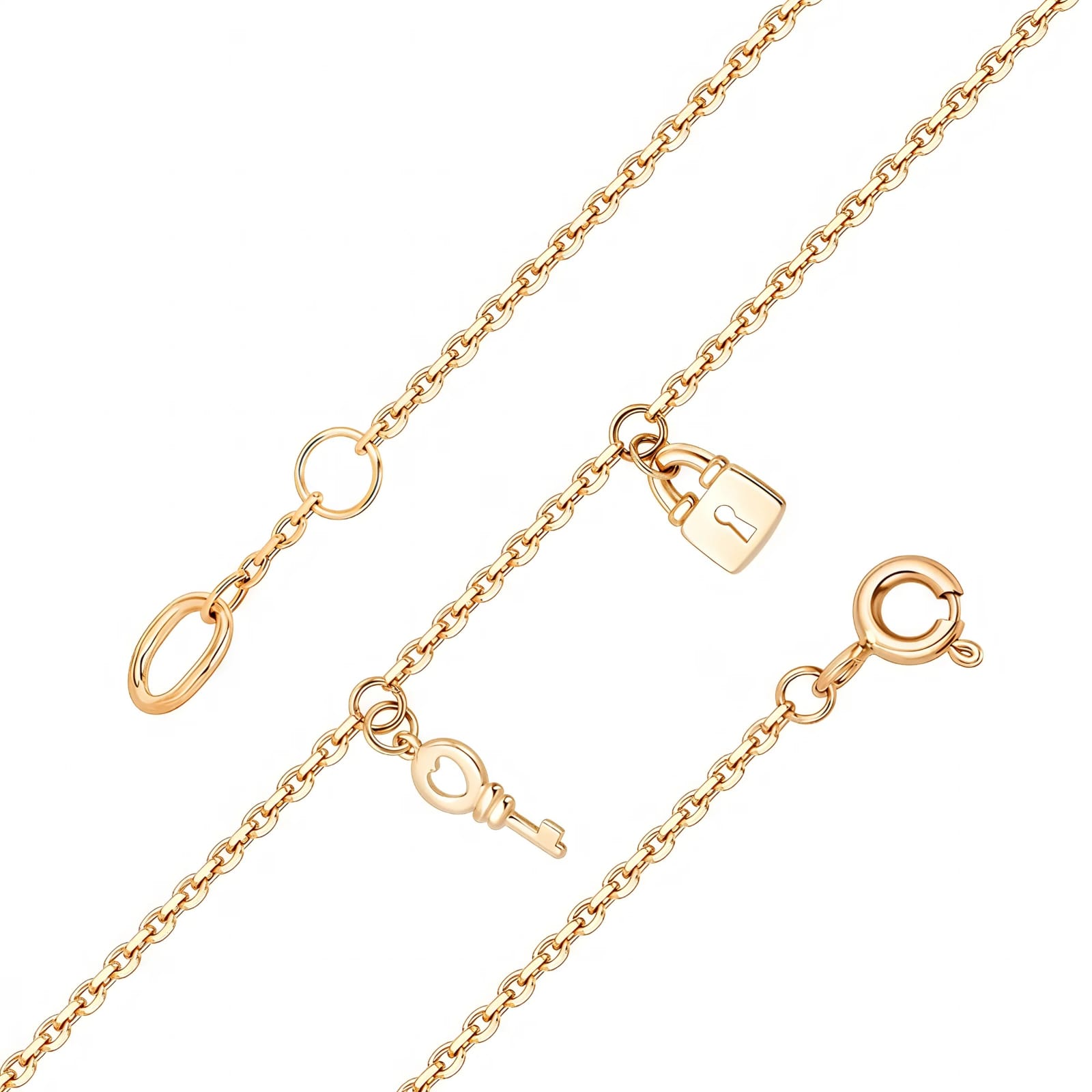 Ювелирное изделие - Браслет из красного золота в магазине Best-Gold 155350