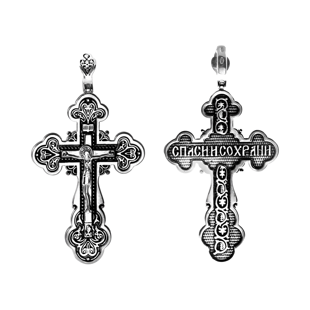 Ювелирное изделие - Крест из серебра в магазине Best-Gold 098390