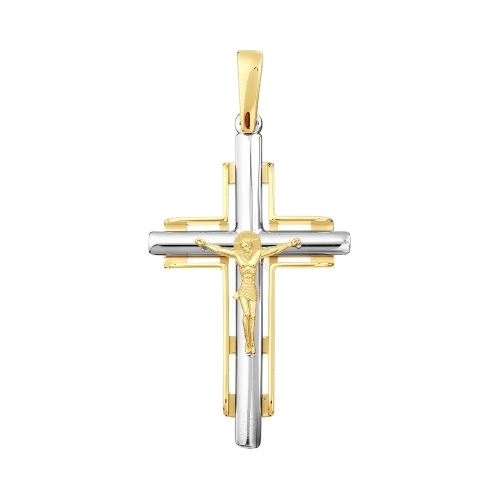 Крест из желтого золота Ювелирное изделие - Крест из желтого золота в магазине Best-Gold 087090