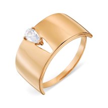 Кольцо из красного золота с фианитами Ювелирное изделие - Кольцо из красного золота с фианитами в магазине Best-Gold 071582