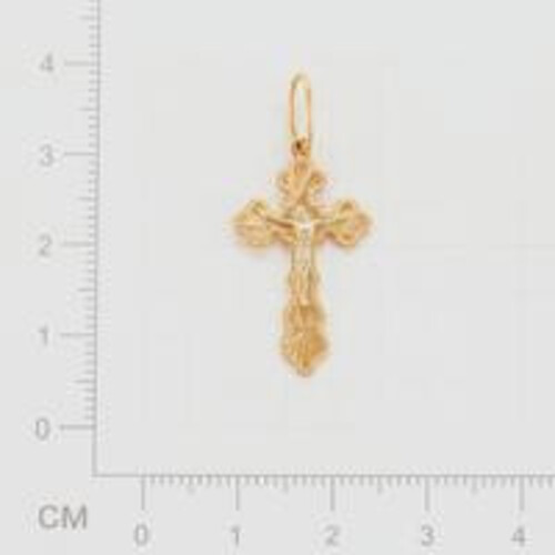 Ювелирное изделие - Крест из красного золота в магазине Best-Gold 066926