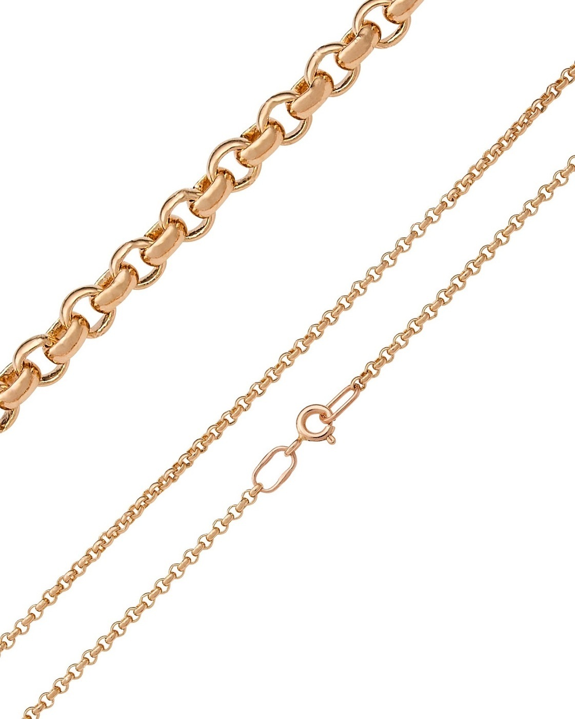 Ювелирное изделие - Цепь из желтого золота плетение Ролло в магазине Best-Gold 031150