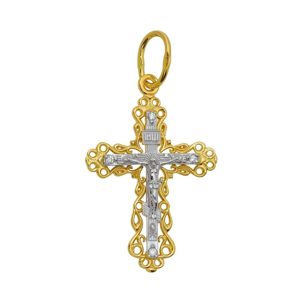 Крест из красного золота Ювелирное изделие - Крест из красного золота в магазине Best-Gold 155872