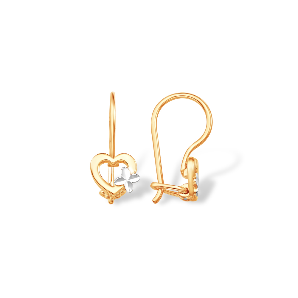 Серьги из красного золота Ювелирное изделие - Серьги из красного золота в магазине Best-Gold 140364