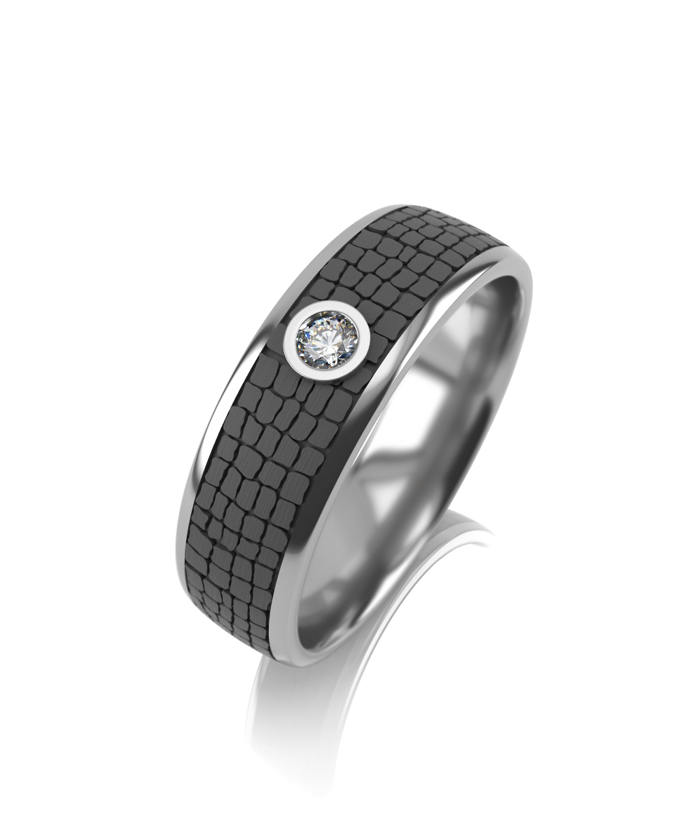 обручальное кольцо из серебра с фианитами Ювелирное изделие - обручальное кольцо из серебра с фианитами в магазине Best-Gold 134633