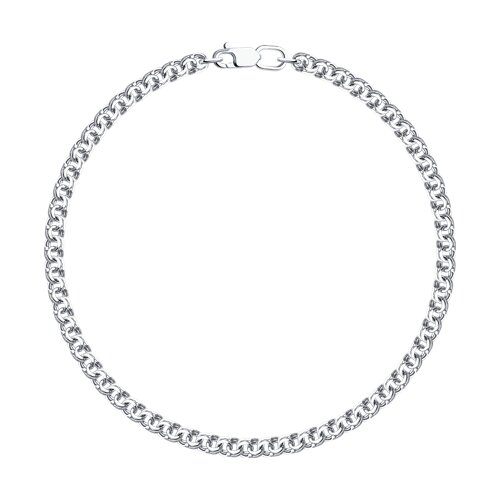 Браслет из серебра плетение Гарибальди Ювелирное изделие - Браслет из серебра плетение Гарибальди в магазине Best-Gold 028101