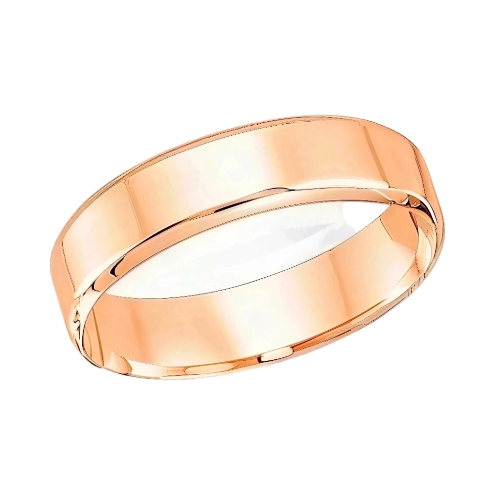 Ювелирное изделие - Обручальное кольцо из красного золота в магазине Best-Gold 034210