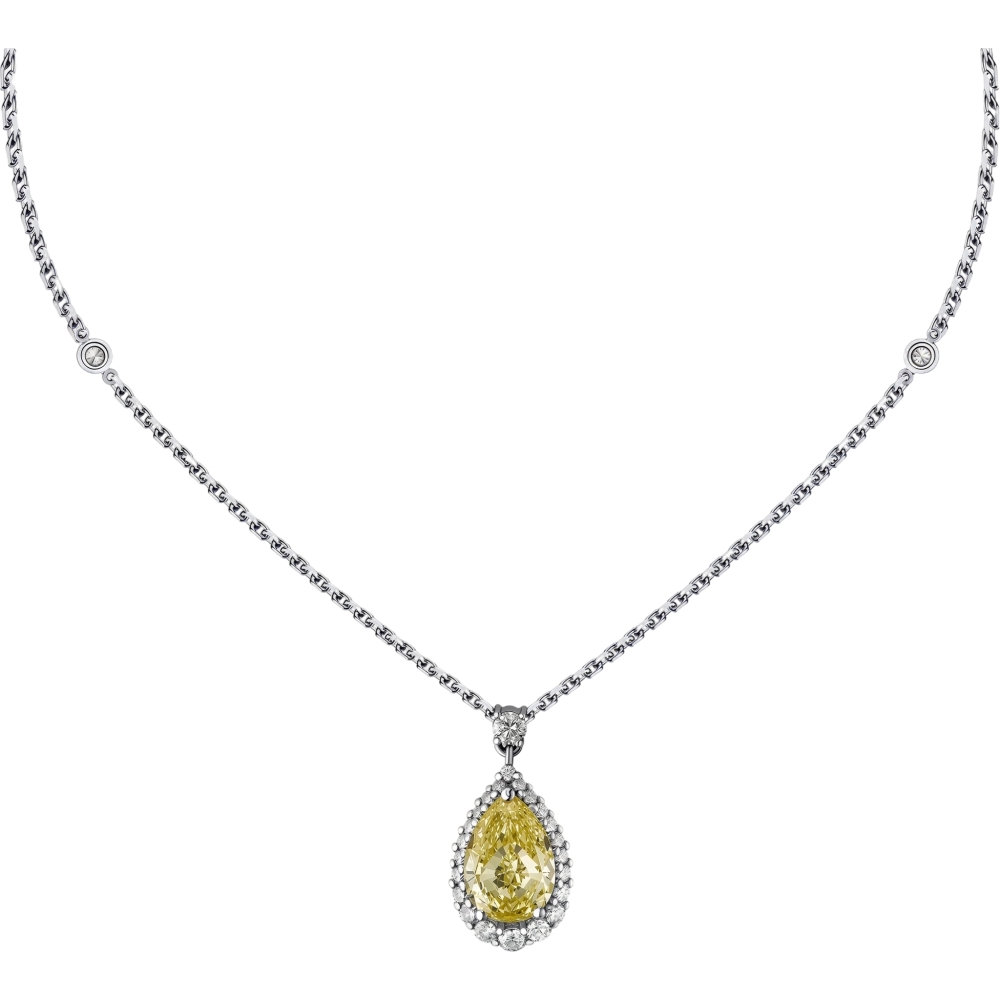 Колье в желтом золоте с бриллиантами Ювелирное изделие - Колье в желтом золоте с бриллиантами в магазине Best-Gold 127151