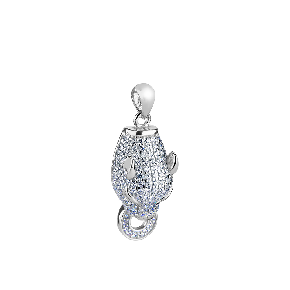 Подвеска из серебра с цирконами Ювелирное изделие - Подвеска из серебра с цирконами в магазине Best-Gold 032881