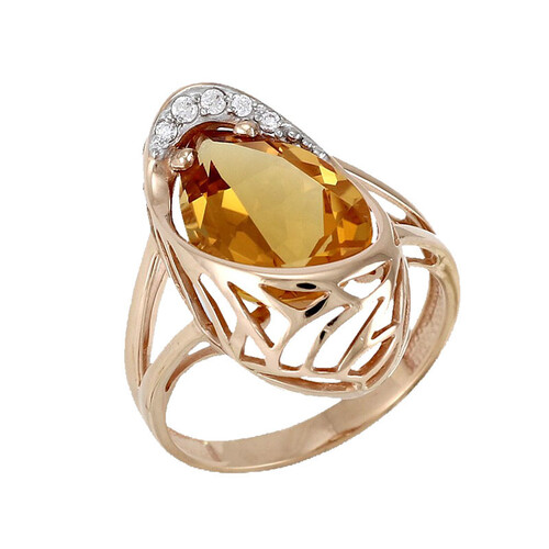 Кольцо из серебра с ситаллом Ювелирное изделие - Кольцо из серебра с ситаллом в магазине Best-Gold 017385